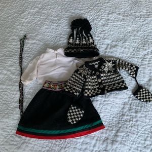 American Girl Pleasant Company Kirsten Winter Outfit